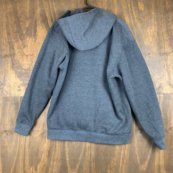 Access Womens Sweater Gray Hoodie Full Zip Body Warmer Comfort Large - Picture 11 of 12